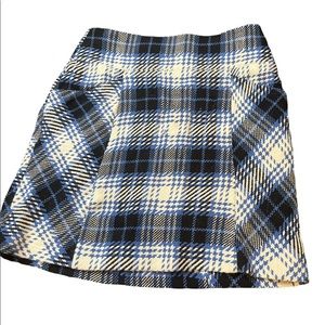 Anthropologie Plaid Skirt